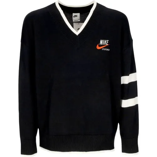 Lightweight V-Neck Sportswear Sweater , male, Sizes: XS, XL, L, S, M - Nike - Modalova