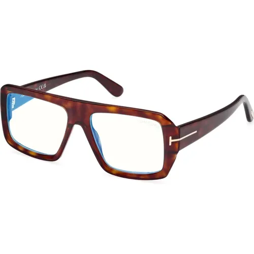 Blue Block Brillengestelle Dunkles Havanna,Blue Block Eyewear Frames - Tom Ford - Modalova