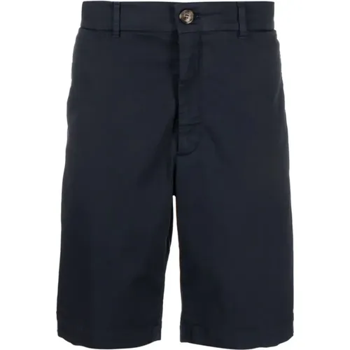 Marineblaue Casual Shorts , Herren, Größe: M - BRUNELLO CUCINELLI - Modalova