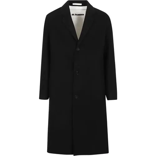 Wool Military Style Coat , male, Sizes: L - Jil Sander - Modalova