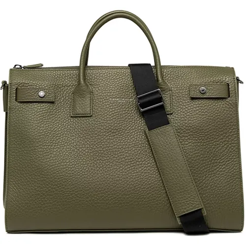 Leather Bag , male, Sizes: ONE SIZE - Gianni Chiarini - Modalova