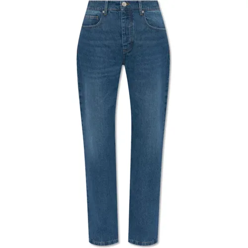 High-Waist-Jeans , Damen, Größe: W32 - Ami Paris - Modalova