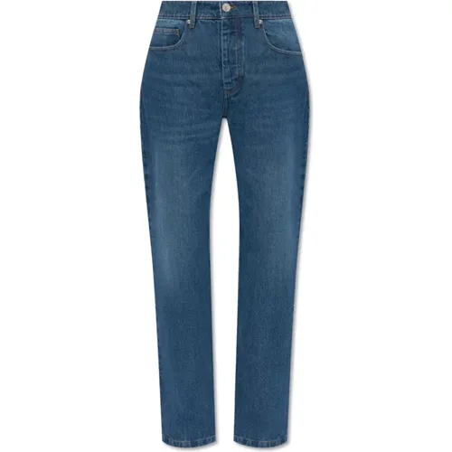 High-Waist-Jeans , Damen, Größe: W27 - Ami Paris - Modalova