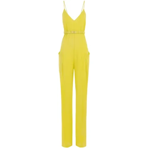 Jumpsuits , female, Sizes: M - Elisabetta Franchi - Modalova