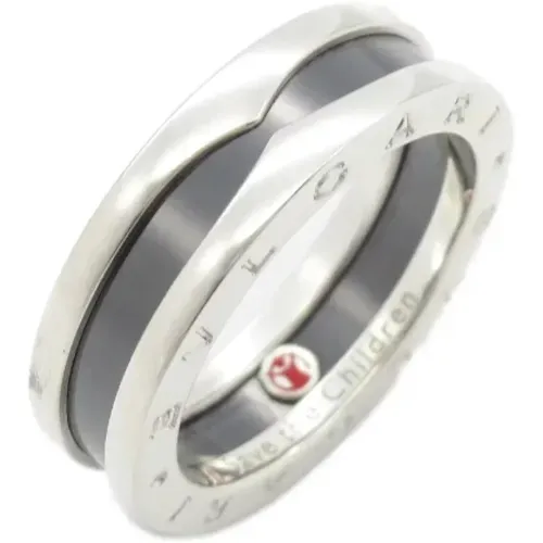 Pre-owned Metal rings , female, Sizes: ONE SIZE - Bvlgari Vintage - Modalova