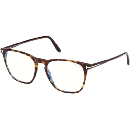 Stilvolle Brille Ft5937-B in Braun , Herren, Größe: 52 MM - Tom Ford - Modalova