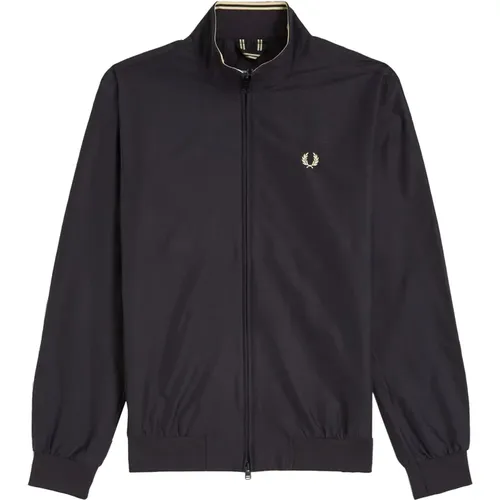 Klassische Brentham Herrenjacke , Herren, Größe: L - Fred Perry - Modalova