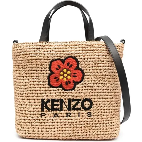 Beige Raffia Handtasche Kenzo - Kenzo - Modalova