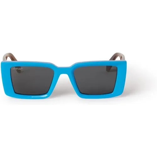 Stilvolle Blaue Sonnenbrille für Frauen - Off White - Modalova