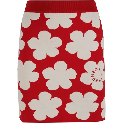 Colorful Jacquard Mini Skirt , female, Sizes: M - Kenzo - Modalova