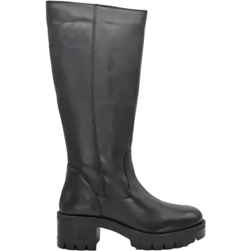 Schwarze Stiefeletten Xp1441 - CafèNoir - Modalova