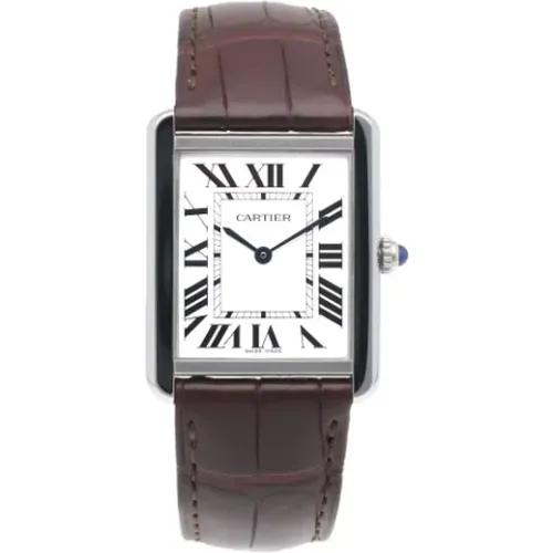 Pre-owned Stainless Steel watches , female, Sizes: ONE SIZE - Cartier Vintage - Modalova