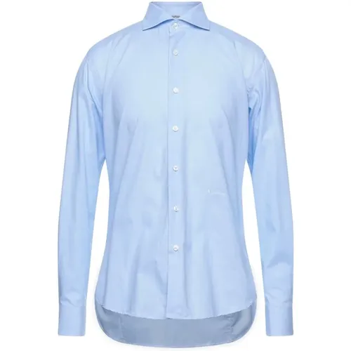 Baumwoll-Oxford-Hemd Regular Fit Besticktes Logo - Aquascutum - Modalova