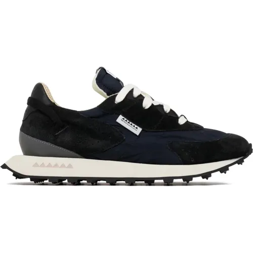 Suede and Nylon Trainers , male, Sizes: 10 UK, 9 UK, 8 UK, 11 UK, 7 UK - RUN OF - Modalova