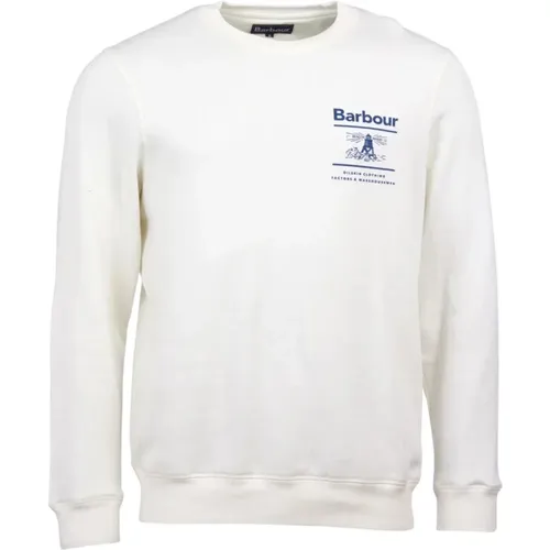 Training Shirt, Reed Crew Sweater for Men , male, Sizes: XL - Barbour - Modalova