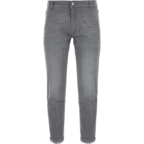 Graue Stretch-Denim Indie-Jeans , Herren, Größe: W35 - PT Torino - Modalova