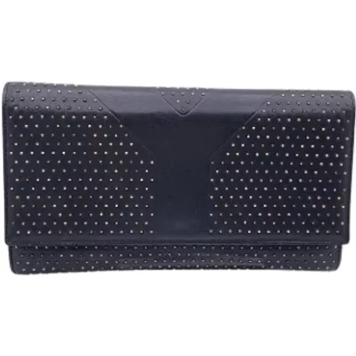 Pre-owned Leather clutches , female, Sizes: ONE SIZE - Yves Saint Laurent Vintage - Modalova