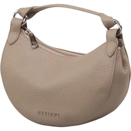 Mini Hobo Soft Leather Bag , female, Sizes: ONE SIZE - Orciani - Modalova