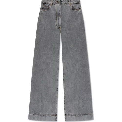 Hoch taillierte weite Bein Jeans , Damen, Größe: W27 - ETRO - Modalova