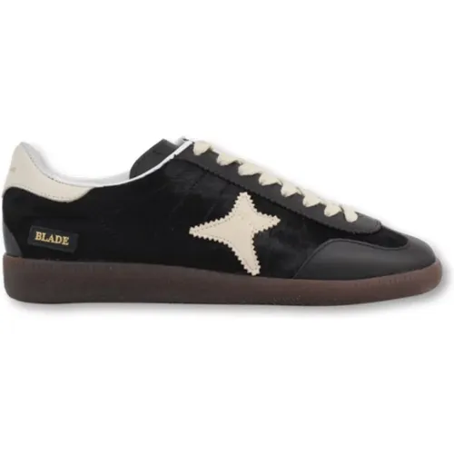 Leather Sneaker Blade , female, Sizes: 5 UK, 6 UK - Ama Brand - Modalova