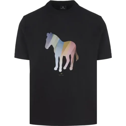 Zebra Board T-Shirt in , male, Sizes: S - Paul Smith - Modalova