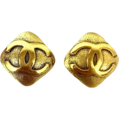 Pre-owned Metal earrings , female, Sizes: ONE SIZE - Chanel Vintage - Modalova