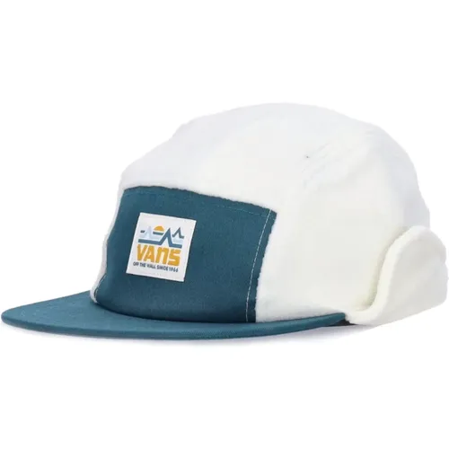 Deep Teal Camper Cap with Flat Visor , unisex, Sizes: ONE SIZE - Vans - Modalova