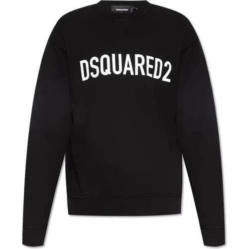 Sweatshirt with logo , male, Sizes: XS, S - Dsquared2 - Modalova