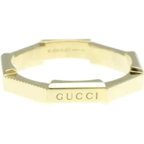 Pre-owned Gold rings , female, Sizes: ONE SIZE - Gucci Vintage - Modalova