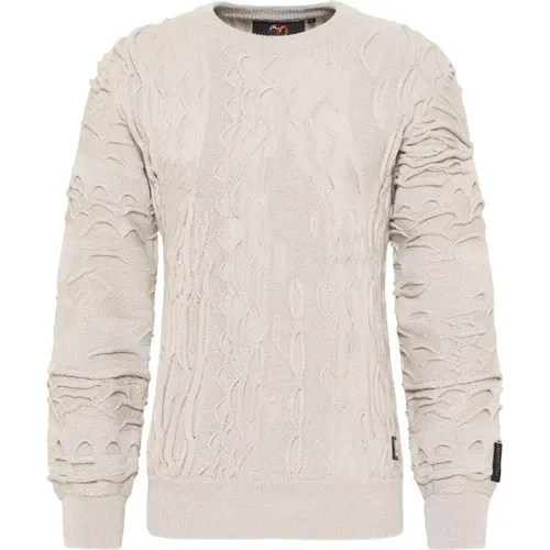 Unifarbener Rundhals Pullover D`Andrea , Herren, Größe: XL - carlo colucci - Modalova