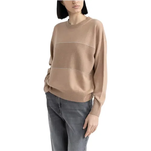 Wolle, Seide, Kaschmir Pullover , Damen, Größe: XS - PESERICO - Modalova