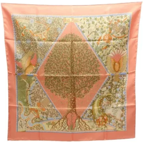 Pre-owned Silk scarves , female, Sizes: ONE SIZE - Hermès Vintage - Modalova