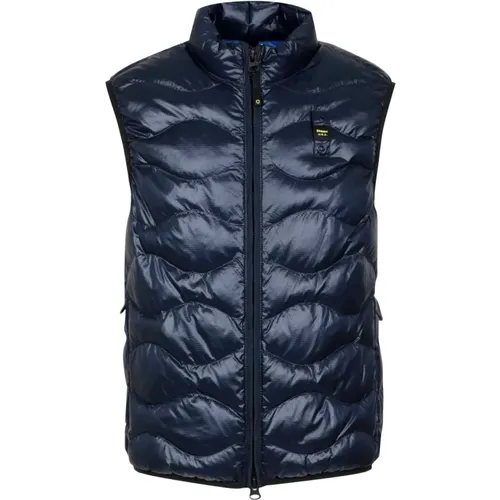 Stylish Sleeveless Vest for Men , male, Sizes: 3XL, XL - Blauer - Modalova