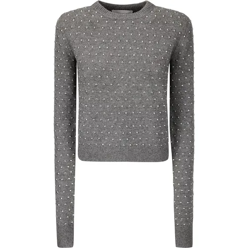 Studded Crew-Neck Sweater Sportmax - SPORTMAX - Modalova