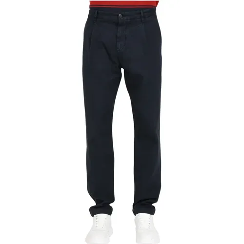 Blaue Casual Garment-Dyed Chino Hose - Tommy Hilfiger - Modalova