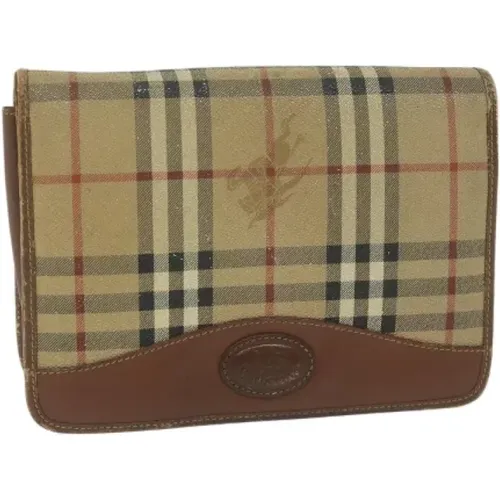 Pre-owned Stoff clutches , Damen, Größe: ONE Size - Burberry Vintage - Modalova