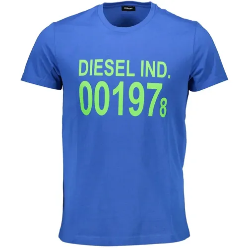 Stylisches Baumwoll-T-Shirt für Männer , Herren, Größe: 2XL - Diesel - Modalova