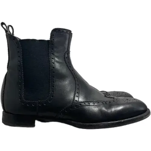 Pre-owned Leder boots - Hermès Vintage - Modalova