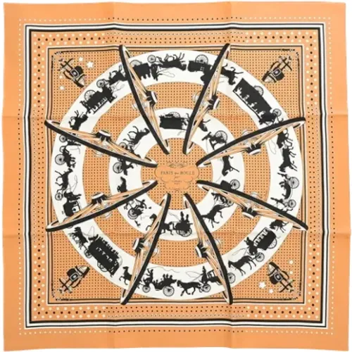 Pre-owned Silk scarves , female, Sizes: ONE SIZE - Hermès Vintage - Modalova