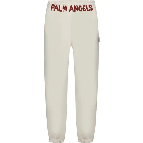 Logo Sweatpants Seasonal Style Trousers , male, Sizes: XL, S, M, L - Palm Angels - Modalova