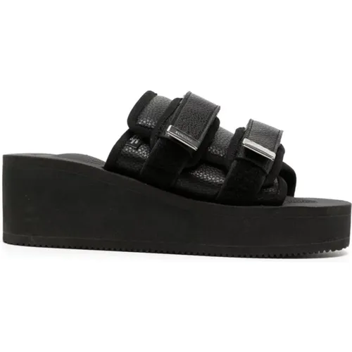 Sliders , Damen, Größe: 37 EU - Suicoke - Modalova