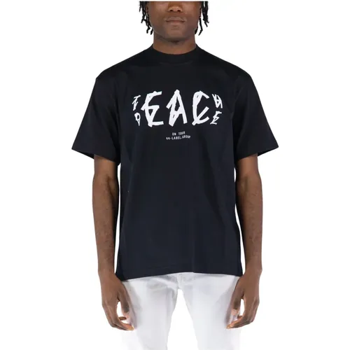 Peace T-Shirt , male, Sizes: L, M - 44 Label Group - Modalova