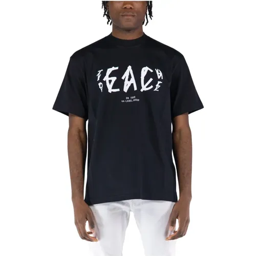 Peace T-Shirt , male, Sizes: M - 44 Label Group - Modalova