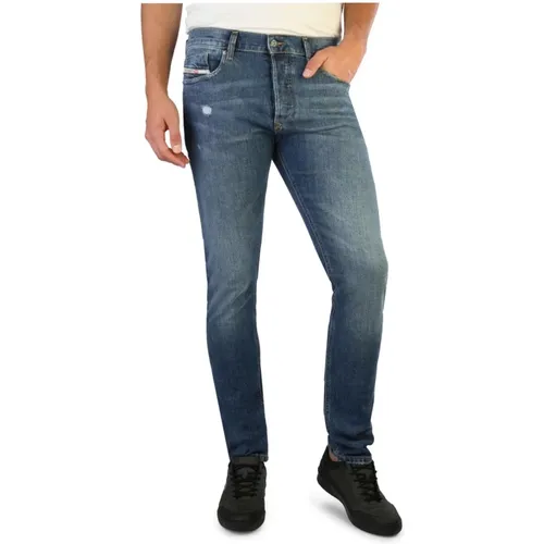 Slim-Fit Baumwoll-Jeans mit Knopfverschluss - Diesel - Modalova