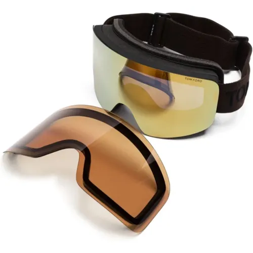 Ft1124 05C Ski Goggles , unisex, Sizes: ONE SIZE - Tom Ford - Modalova