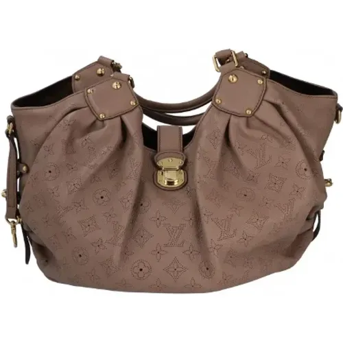 Pre-owned Mahina Leather Louis Vuitton Shoulder Bag , female, Sizes: ONE SIZE - Louis Vuitton Vintage - Modalova