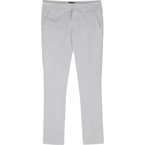 Grey Trousers , male, Sizes: W34, W32, W30, W31, W38 - Dondup - Modalova