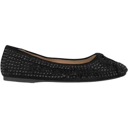 Shiny Ballerina Flats , female, Sizes: 7 UK, 3 UK, 4 UK, 6 UK, 5 UK - Alma en Pena - Modalova