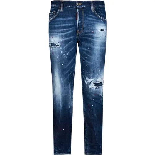 Slim-fit Jeans , Herren, Größe: 2XL - Dsquared2 - Modalova