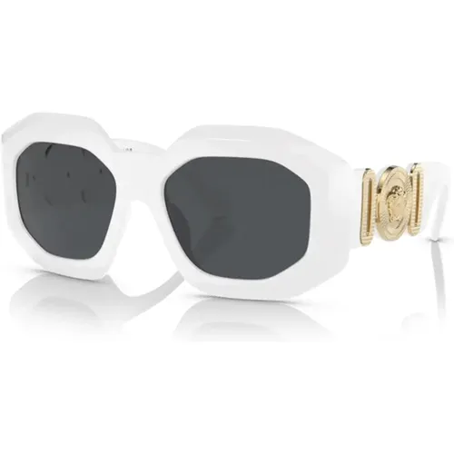 Bold and Timeless Sunglasses , female, Sizes: 56 MM - Versace - Modalova